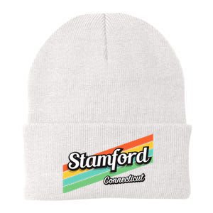 Stamford Connecticut Retro Knit Cap Winter Beanie