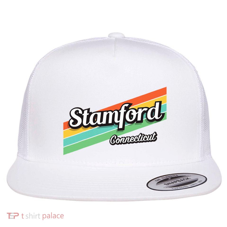 Stamford Connecticut Retro Flatbill Hat