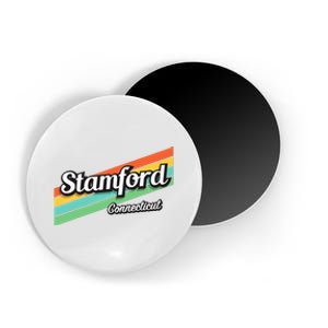 Stamford Connecticut Retro Magnet