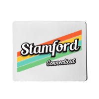 Stamford Connecticut Retro Mousepad