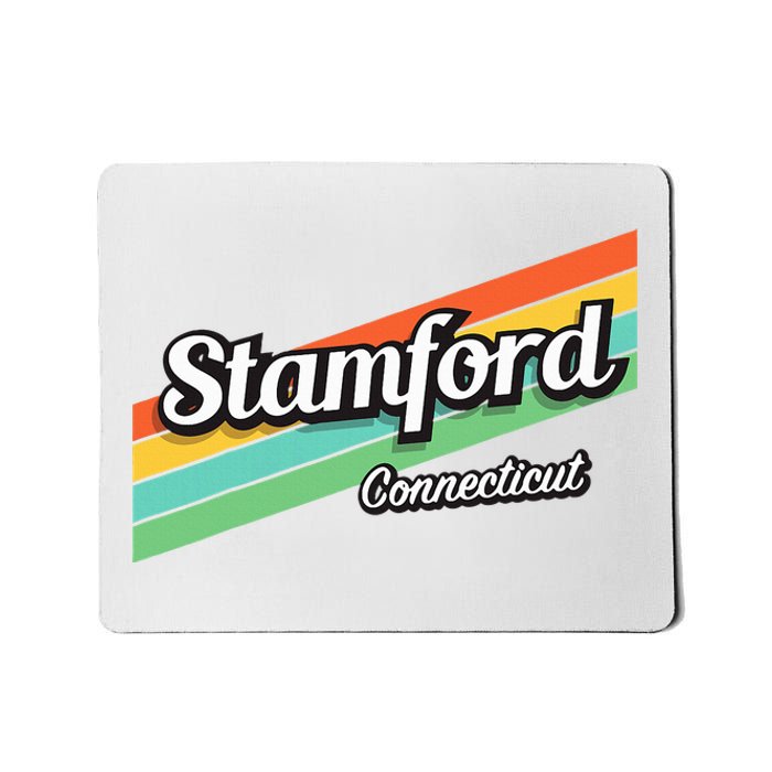 Stamford Connecticut Retro Mousepad