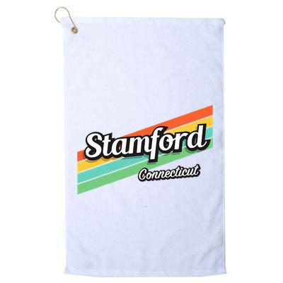 Stamford Connecticut Retro Golf Towel