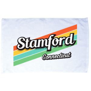 Stamford Connecticut Retro Microfiber Hand Towel