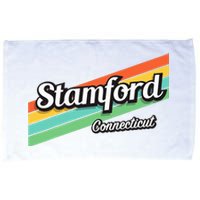 Stamford Connecticut Retro Microfiber Hand Towel