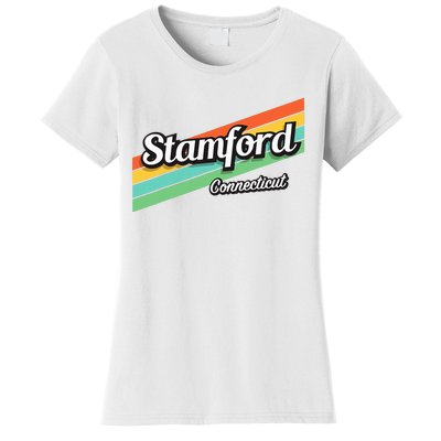 Stamford Connecticut Retro Women's T-Shirt