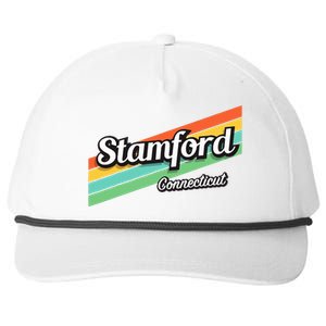 Stamford Connecticut Retro Snapback Five-Panel Rope Hat