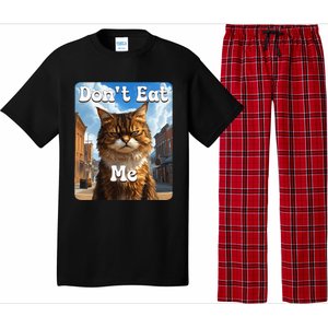 Sad Cat Resistance DonT Eat Me Advocacy Pajama Set