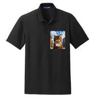 Sad Cat Resistance DonT Eat Me Advocacy Dry Zone Grid Polo