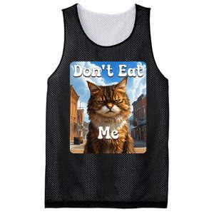 Sad Cat Resistance DonT Eat Me Advocacy Mesh Reversible Basketball Jersey Tank