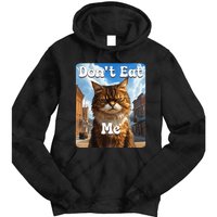 Sad Cat Resistance DonT Eat Me Advocacy Tie Dye Hoodie