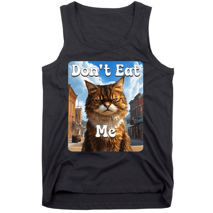 Sad Cat Resistance DonT Eat Me Advocacy Tank Top