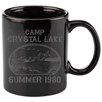 Summer Camp Retro 1980 Crystal Clear Lake Halloween Friday 11oz C Handle Ceramic Mug