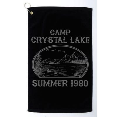 Summer Camp Retro 1980 Crystal Clear Lake Halloween Friday Golf Towel