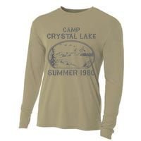 Summer Camp Retro 1980 Crystal Clear Lake Halloween Friday Cooling Performance Long Sleeve Crew