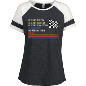 Sprint Car Racing Dirt Track Racing Enza Ladies Jersey Colorblock Tee