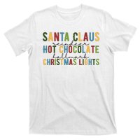 Santa Claus Reindeer Hot Chocolate Festive Chrsitmas T-Shirt