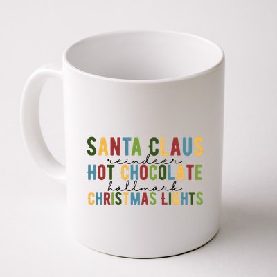 Santa Claus Reindeer Hot Chocolate Festive Chrsitmas Mug