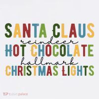 Santa Claus Reindeer Hot Chocolate Festive Chrsitmas Women's V-Neck T-Shirt