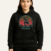 South Carolina Retro Palm Tree Beach 80s Style Hoodie