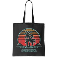 South Carolina Retro Palm Tree Beach 80s Style Bag
