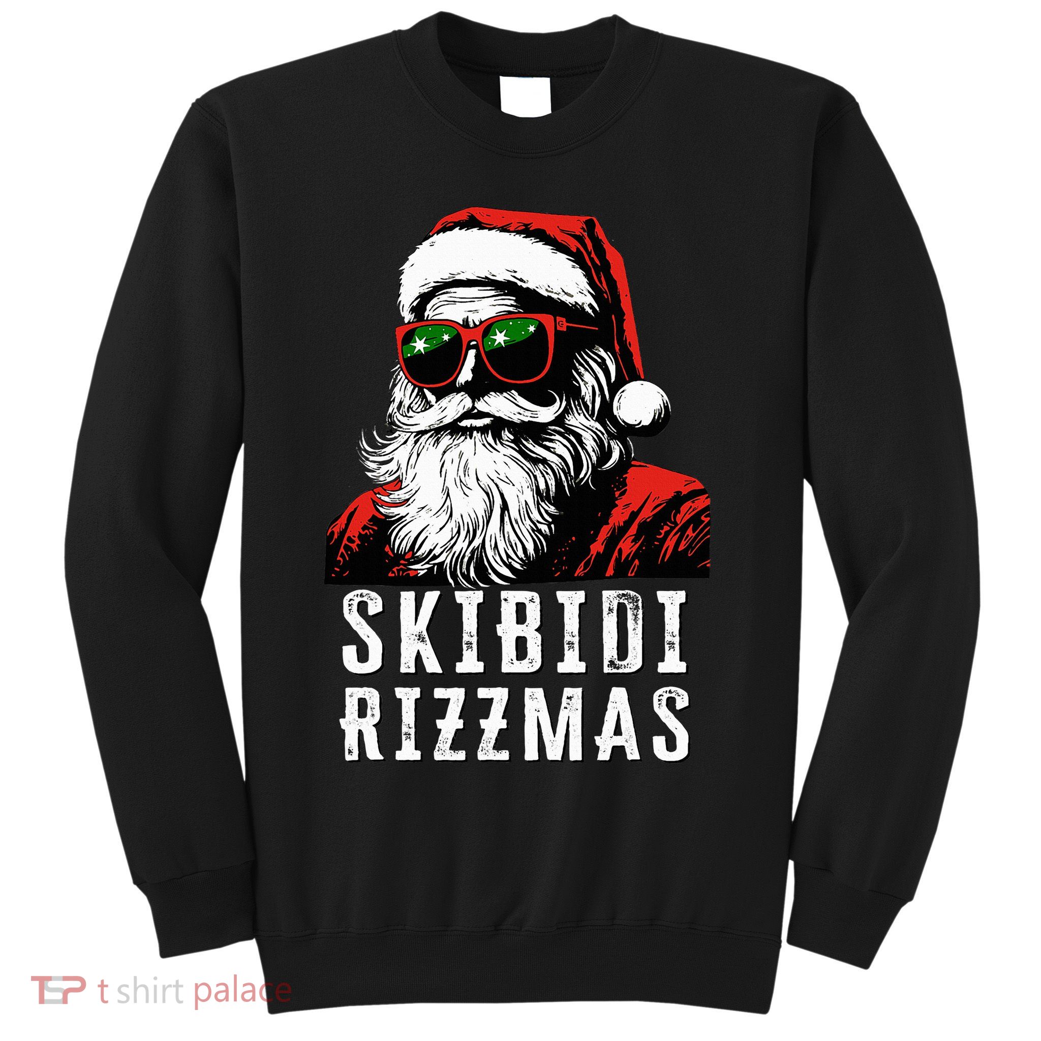 S.K.I.B.I.D.I Christmas Rizz Santa Claus Charisma Cool Sweatshirt