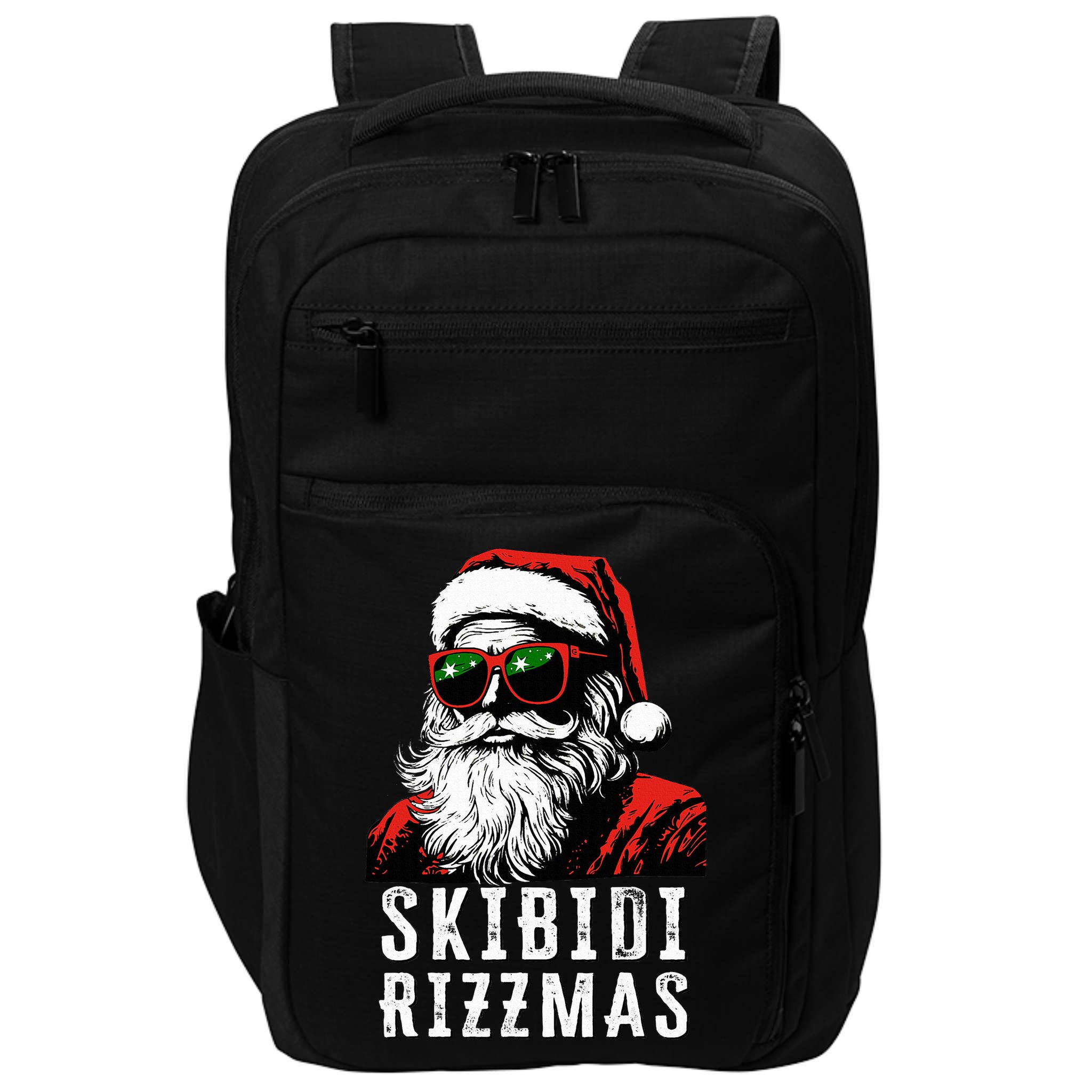 S.K.I.B.I.D.I Christmas Rizz Santa Claus Charisma Cool Impact Tech Backpack