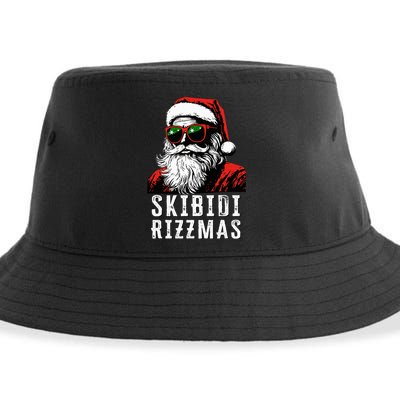 S.K.I.B.I.D.I Christmas Rizz Santa Claus Charisma Cool Sustainable Bucket Hat