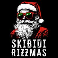 S.K.I.B.I.D.I Christmas Rizz Santa Claus Charisma Cool 7-Panel Snapback Hat