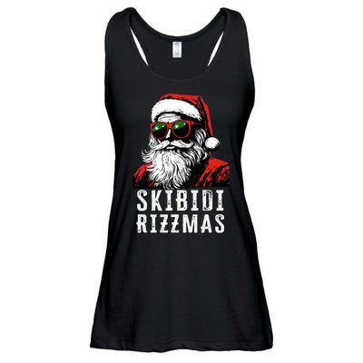 S.K.I.B.I.D.I Christmas Rizz Santa Claus Charisma Cool Ladies Essential Flowy Tank