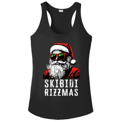 S.K.I.B.I.D.I Christmas Rizz Santa Claus Charisma Cool Ladies PosiCharge Competitor Racerback Tank