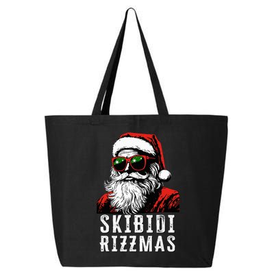 S.K.I.B.I.D.I Christmas Rizz Santa Claus Charisma Cool 25L Jumbo Tote
