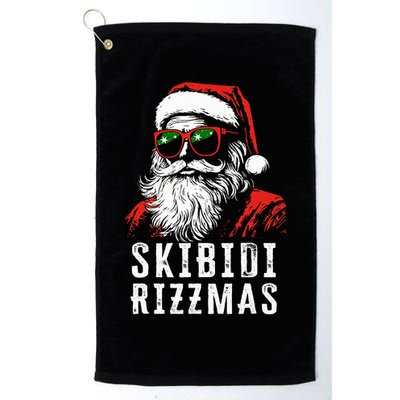 S.K.I.B.I.D.I Christmas Rizz Santa Claus Charisma Cool Golf Towel