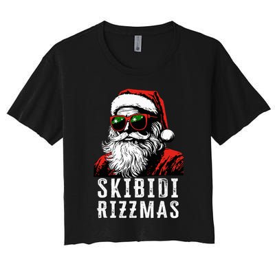 S.K.I.B.I.D.I Christmas Rizz Santa Claus Charisma Cool Crop Top