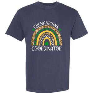 Shenanigans Coordinator Rainbow St Patrick's Day Teacher Garment-Dyed Heavyweight T-Shirt