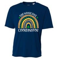 Shenanigans Coordinator Rainbow St Patrick's Day Teacher Cooling Performance Crew T-Shirt