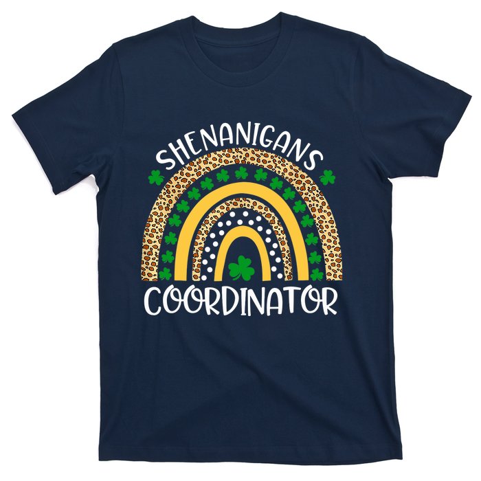 Shenanigans Coordinator Rainbow St Patrick's Day Teacher T-Shirt