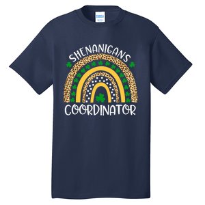 Shenanigans Coordinator Rainbow St Patrick's Day Teacher Tall T-Shirt