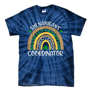 Shenanigans Coordinator Rainbow St Patrick's Day Teacher Tie-Dye T-Shirt