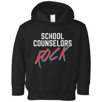 School Counselors Rock Cool Psychology Teacher Tee Toddler Hoodie