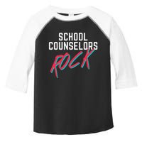 School Counselors Rock Cool Psychology Teacher Tee Toddler Fine Jersey T-Shirt