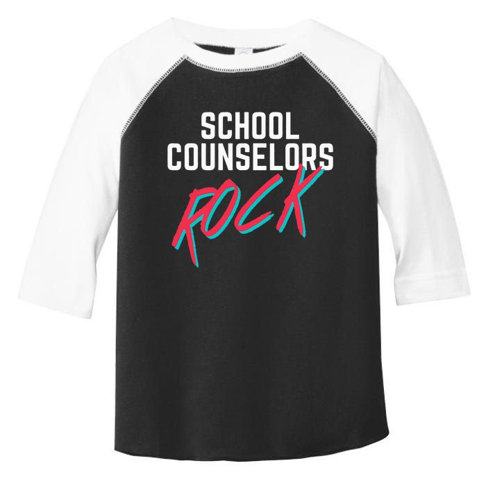 School Counselors Rock Cool Psychology Teacher Tee Toddler Fine Jersey T-Shirt