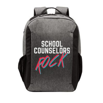 School Counselors Rock Cool Psychology Teacher Tee Vector Backpack