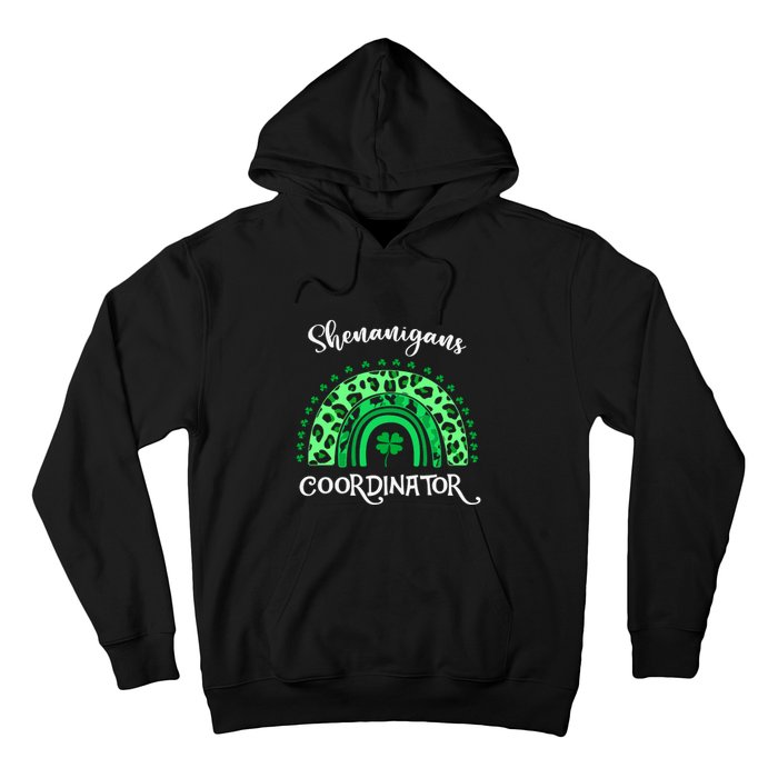 Shenanigans Coordinator Rainbow St Patricks Day Teacher Gift Hoodie