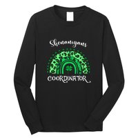 Shenanigans Coordinator Rainbow St Patricks Day Teacher Gift Long Sleeve Shirt