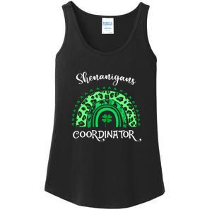 Shenanigans Coordinator Rainbow St Patricks Day Teacher Gift Ladies Essential Tank