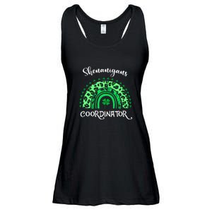 Shenanigans Coordinator Rainbow St Patricks Day Teacher Gift Ladies Essential Flowy Tank