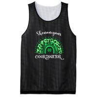 Shenanigans Coordinator Rainbow St Patricks Day Teacher Gift Mesh Reversible Basketball Jersey Tank