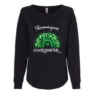 Shenanigans Coordinator Rainbow St Patricks Day Teacher Gift Womens California Wash Sweatshirt