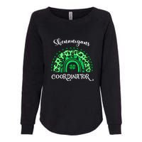 Shenanigans Coordinator Rainbow St Patricks Day Teacher Gift Womens California Wash Sweatshirt