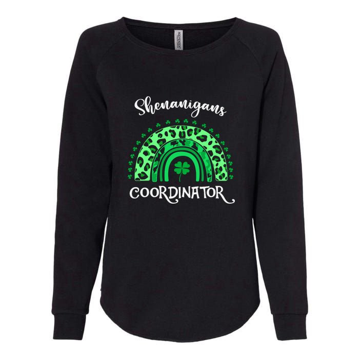 Shenanigans Coordinator Rainbow St Patricks Day Teacher Gift Womens California Wash Sweatshirt